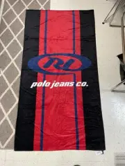 NWT Vintage Polo Jeans Company Ralph Lauren Beach Bath Towel Cotton Y2K