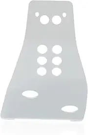 Chassis Skid Plate Aluminum Motorcycle Chassis Skid Plate Protector FIT for Honda CRF300L CRF300L 2021 2022 2023 2024 2025 Engine Guard(Argent)