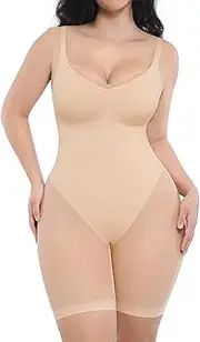 [SHAPELLX] Women Shapewear Bodysuit Tummy Control Body Shaper Butt Lifting Seamless Sculpting Body Suit