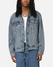 [LEVI STRAUSS AND CO] Levi Strauss And Co Denim Trucker Jacket Sky - Size S S Sky