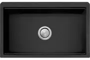 Oliveri Santorini Farmhouse Undermount Sink Black ST-BL1584U
