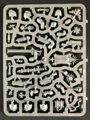 40K Primaris Black Templars Upgrades Sprue Banner Icons Warhammer Space Marines