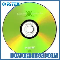 在飛比找樂天市場購物網優惠-錸德 Ritek X系列 16X DVD-R 50片 DVD