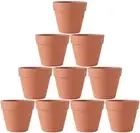 4Inch 10Pcs Terracotta Pots, Terracotta Pots for Plants/Succulent/Cactus with Dr