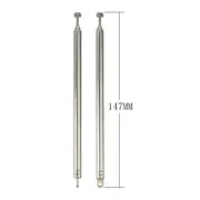 7-Section Telescopic 74cm FM Antenna For Bluetooth Stereo AV Vedio Receiver 2pcs
