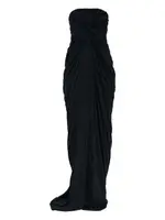 [Rick Owens] Rick Owens-Abito Lungo Senza Spalline-Donna 40 IT