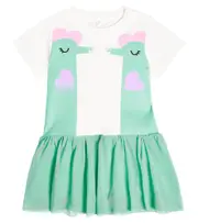 [Stella McCartney Kids] Stella McCartney Kids Printed cotton dress M 3 white