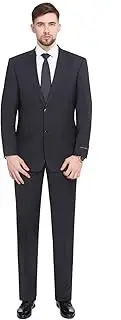 [P&L] Men's Suit Classic Fit Blazer Jacket Tux Vest & Flat Pants (2 3 Pcs Selection)