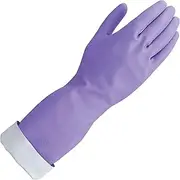 [Mr. Clean] Loving Hands Premium Latex Gloves, Orange, Large