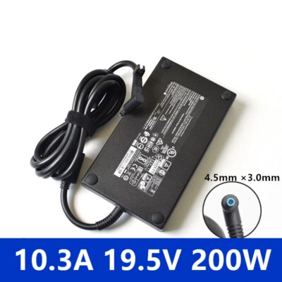 HP 19.5V 10.3A 200W AC Adapter for HP ZBook 17 G3 17 G4 TPN-CA03 815680-002/001