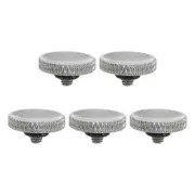 Camera Shutter Button 5pcs Shutter Release Button Knurled, Gray
