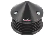Tuff Stuff Black Bullet Nose Alternator Pulley 6-Groove Serpentine