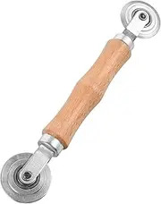 Veemoon Window Screen Repair Tool Kit Durable Screen Spline Roller with Wood Handle for Easy Installation Effortless Fix for Doors and Windows Prevents Scratches and Damage to Frames