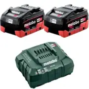Metabo STARTER PACK 18V 5.5Ah Lithium Ion HD Batteries & Charger AU32100550