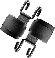 Hook Straps Weight Lifting | Fitness Wrist Straps Hand Grips | Padded Hand Lifting Support Hooks for Deadlift, Bodybuilding, Powerlifting