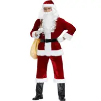 在飛比找蝦皮購物優惠-Cosplay服飾 M-4XL 男士聖誕老人服裝 成人大碼角