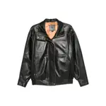 [Calvin Klein] Calvin Klein Leather Zip-fastening Jacket XS BLACK