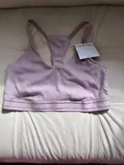 Calvin Klein Women's Pure Ribbed Unlined Bralette QP2940X-630 NEW with TAGS