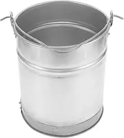WESIEVYA Portable Metal Water Bucket Heavy Duty Container for Water Storage Ice Milk for Home Kitchen Dormitory Use Easy to Clean Capacity