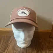Tommy Bahama Hat Logo Trucker Tip Your Cap Mesh Tan Brown Snapback NEW