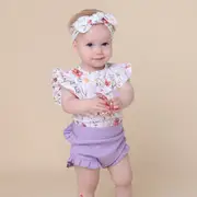 Snuggle Hunny Jacaranda Organic Bloomers