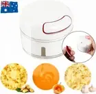 Meat Vegetable Cutter Food Chopper Mincer Onion Garlic Peeler Blender Crusher AU