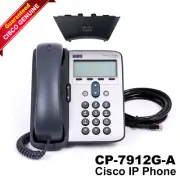 Cisco CP-7912G-A VoIP IP Phone 7900 Series | PoE, SIP, SCCP, Speakerphone