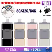 4 in 1 High Speed USB Multi Drive Flash Drive for iPhone Android and Computer