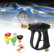 New Snow Foam Washer Gun Car Wash Soap Lance Cannon Spray Pressure Jet Nozzles