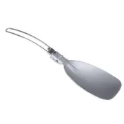 TW-301 Portable Folding Pan Cake Turner Picnic Food Rice Spoon Ladle Stainless Steel Aluminum Tableware