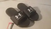Under Armour Men's Ansa Fix SL Slide Sandals - 3023761 black NWT Sz 8