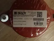 Brady - Gate Valve Lockout - fits 1 - 2.5" - Red - Catalog # 65560