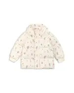 Miles The Label Girls' Pressed Florals Printed Puffer Jacket - Little Kid
