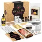 CraftZee Lip Balm Making Kit - DIY Lip Gloss Kit with Natural Beeswax Base, S...