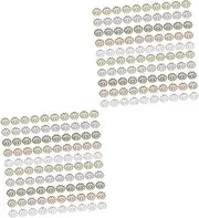 Operitacx 2sets 7mm Metal End Caps DIY Accessories Jewelry Making Flower Bead Caps Spacer Multi-Purpose Jewelry Charm for Necklace Bracelet 1000pcs*2