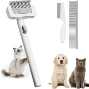3 Pcs Professional Pet Grooming Comb Kit | Detangling & Flea Comb for Dogs