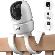 GHB Baby Monitor Holder Universal 1/4 Inch Screw Baby Camera Mount Stand Holder with Flexible Bendy Legs Grip