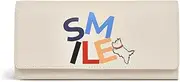 [RADLEY] London - Happy & Smile - Large Flapover Wallet, OAT MILK, Classic