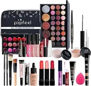 RoseFlower Professional Makeup Set All in one Face makeup Set Cosmetic Starter Kit Portable Travel Make Up Palette With Eyeshadow Palette Lipstick Concealer Foundation Mascara and Makeup Tool etc#079