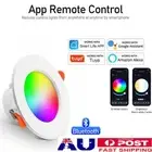 Smart RGB CCT Bluetooth LED Downlights Bulbs Dimmable For Google Home Alexa 10W