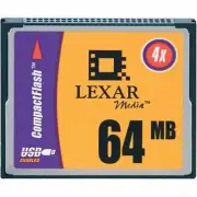 Vintage Lexar Media 64 MB 4x Speed - CompactFlash Card (CF064-231)