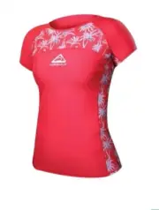 Adrenalin Short Sleeve Rashie Red Size 16 Womens Uv Sun Top UPF50+ Beach Swim