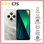 (New) Xiaomi POCO C75 6GB+128GB GOLD Dual SIM Unlocked Android Cell Phone