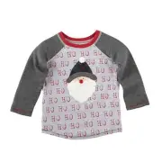 Mud Pie Little Boys' Christmas Holiday Santa Alpine T-shirt