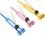 1Set Ear Cleaning Tuning Fork Kit Sound Forks for Ear Wax Removal Nerve Testing Durable and Design for Use and Relaxation