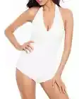 Magicsuit Womens Theresa Plunge Romper L23110 Womens Swimsuit Size 8