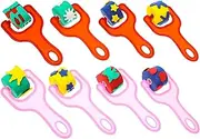 STOBOK 8Pcs Painting Roller sponges for Painting Sponge Rollers Small Paint Brush Kids Painting Supplies Paint Roller kit Painting Tool Small Paint Roller Plastic Portable Child Decorate