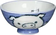 Yamasita Craft 11371380 Pig Kyoto Nakahira 4.4 x 4.4 x 2.1 inches (11.2 x 11.2 x 5.4 cm)