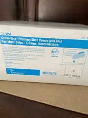 Cardinal Health #5854 Convertors Shoe Covers XL Sealed Box Of 100 Skid Resistant