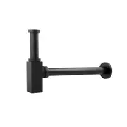 AQUAPERLA Basin Bottle Trap - 45mm Drain Hole - Matte Black